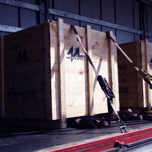 transporte do molde